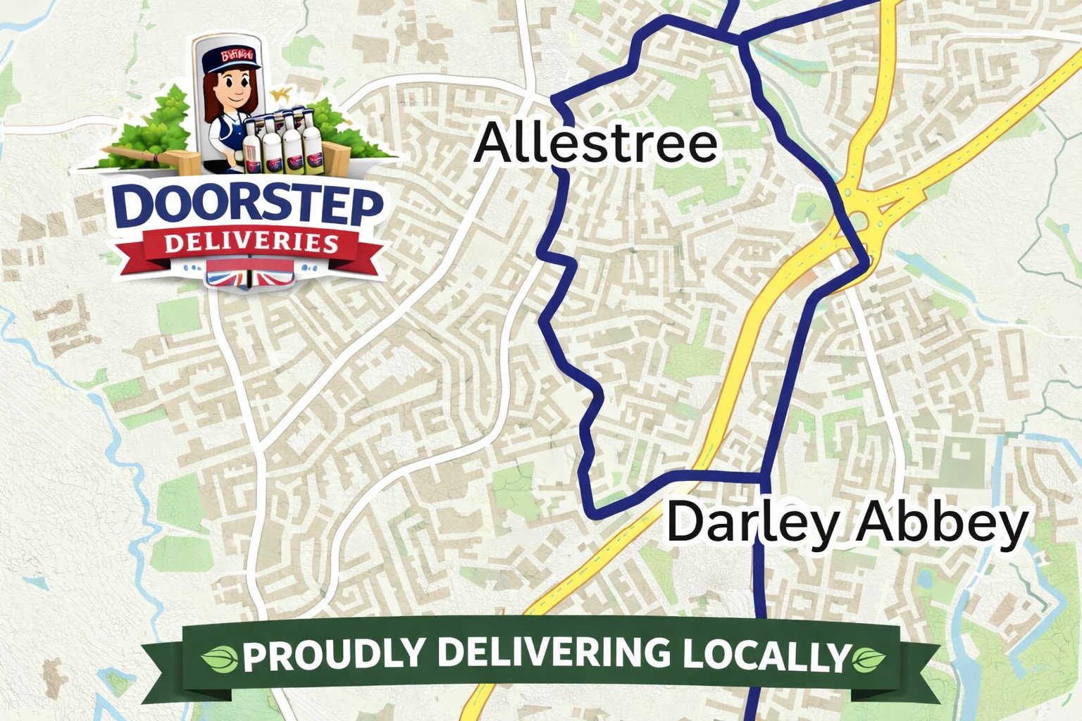 🚚 Doorstep Deliveries Is Expanding! Deliveries Coming Soon to Darley Abbey & Allestree