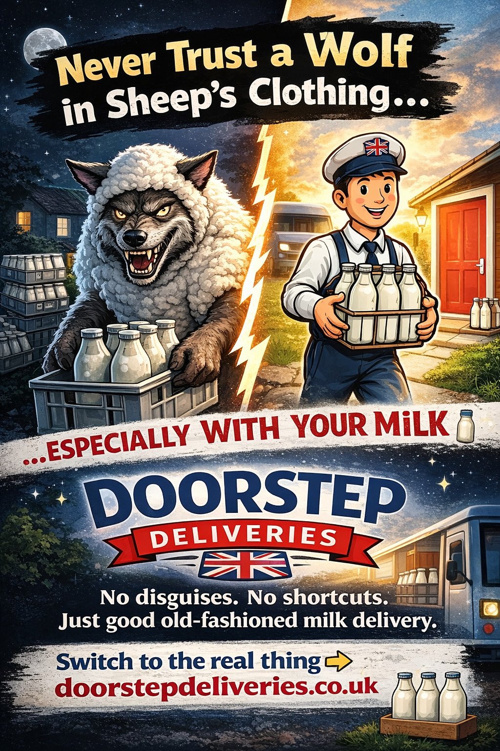 šŗ Never Trust a Wolf in Sheepās Clothing⦠Especially With Your Milk š„ šŗ Never Trust a Wolf in Sheepās Clothing⦠Especially With Your Milk š„