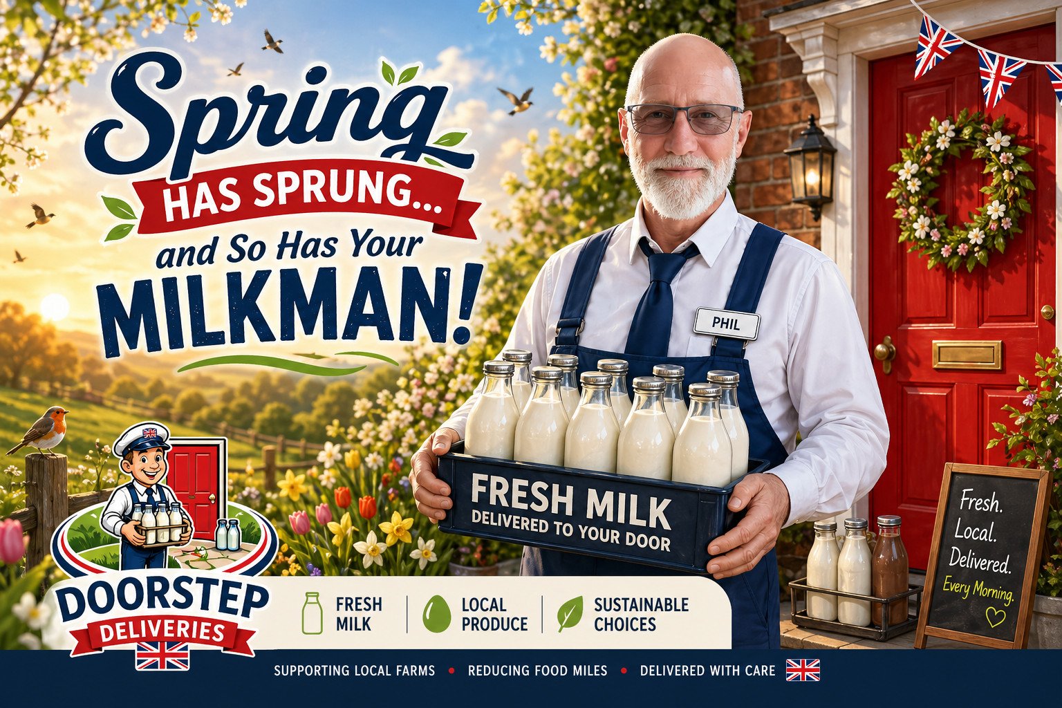 🌼 Spring Has Sprung… and So Has Your Milkman! 🥛