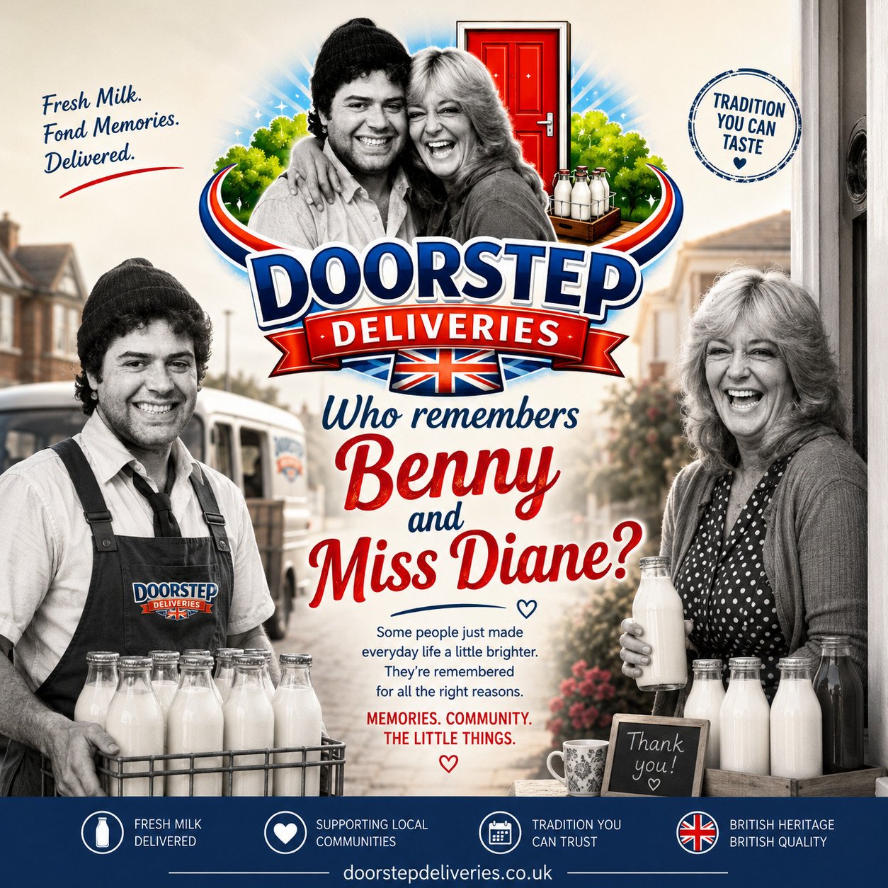 Who Remembers Benny and Miss Diane? 🥛✨