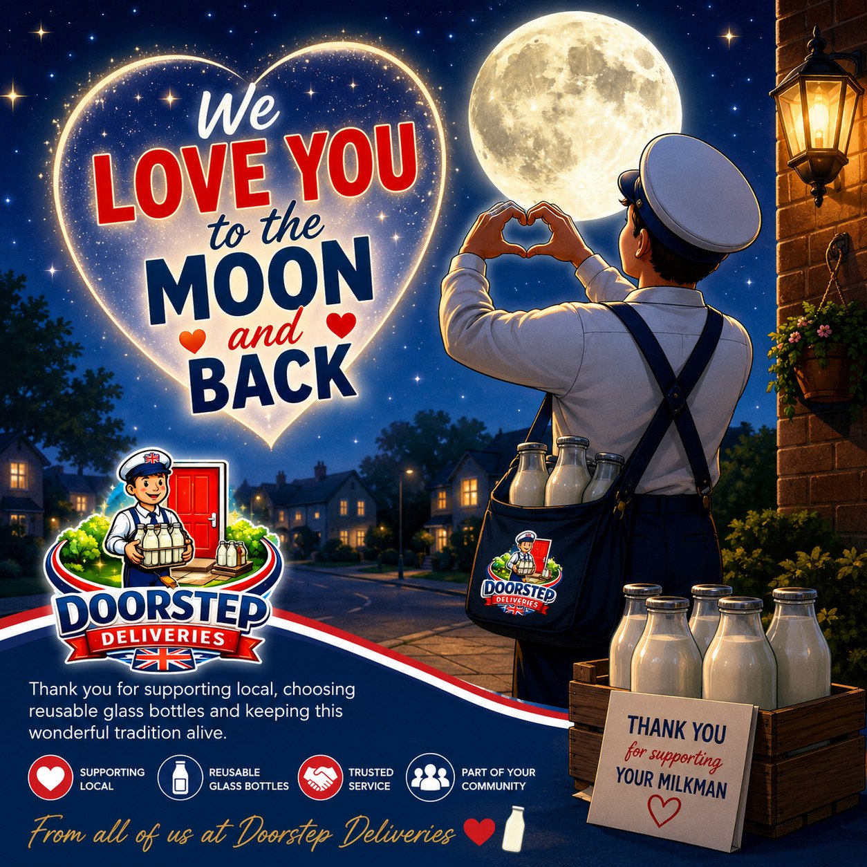 We Love You to the Moon and Back 🌙🥛