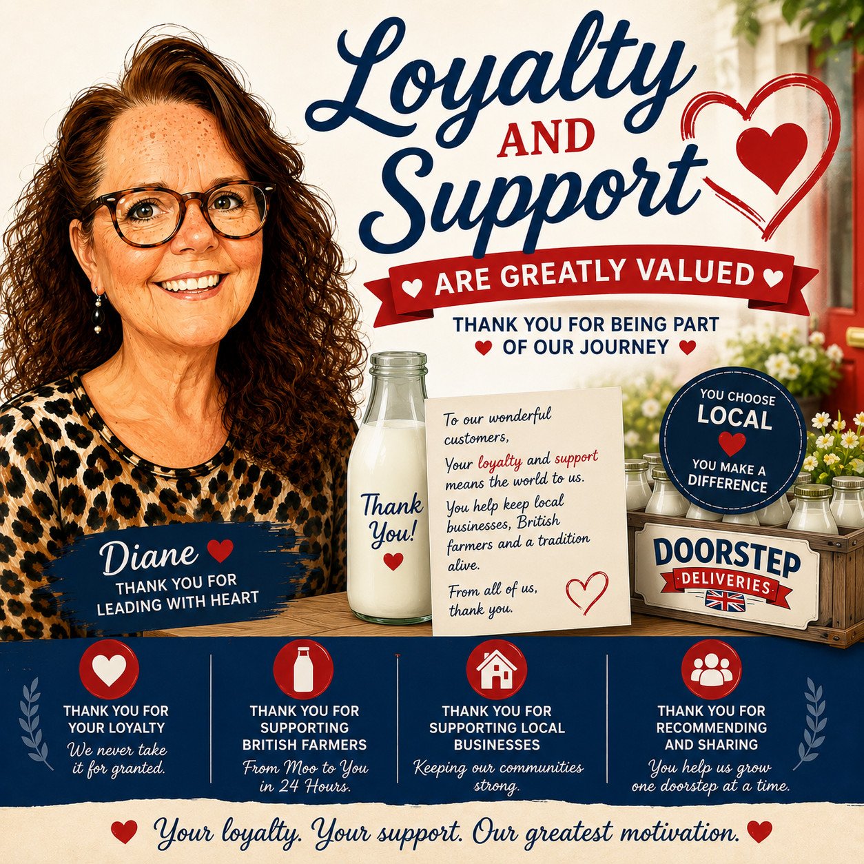 Loyalty and Support Are Greatly Valued Loyalty and Support Are Greatly Valued