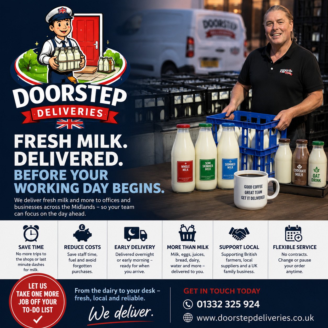 Still sending staff out for milk? Still sending staff out for milk?