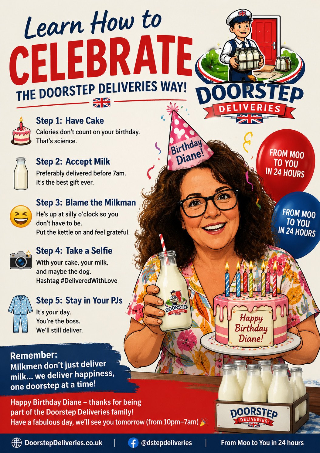 🎂 Learn How to Celebrate – The Doorstep Deliveries Way! 🎂 Learn How to Celebrate – The Doorstep Deliveries Way!
